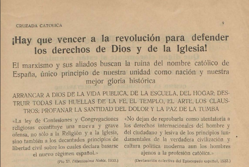 Cruzada Catolica 2-1936 Vencer a la revolución.png